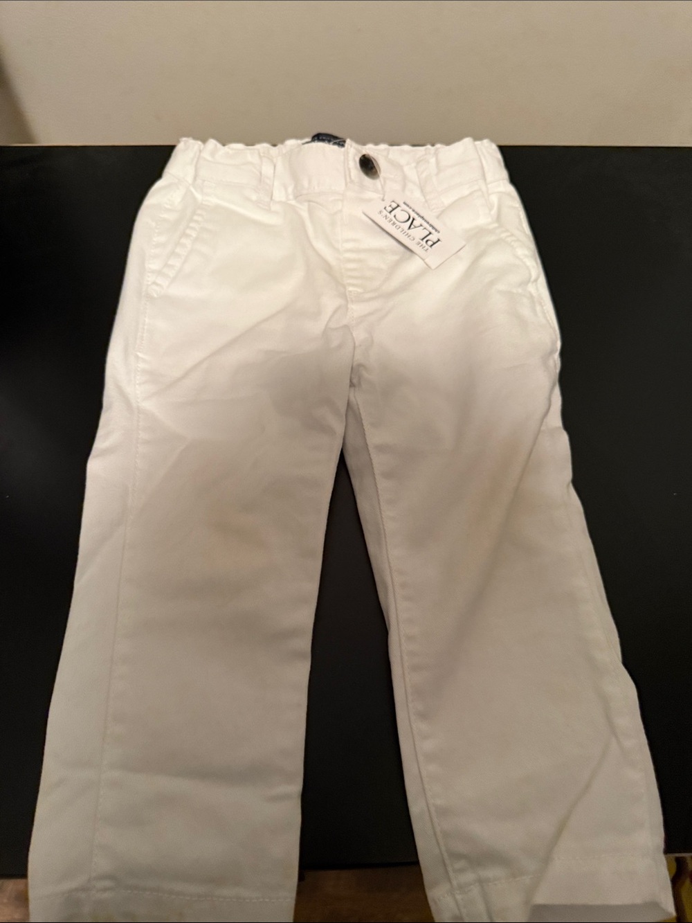 The Children's Place White Kids Chino Pants - Classic Straight Leg